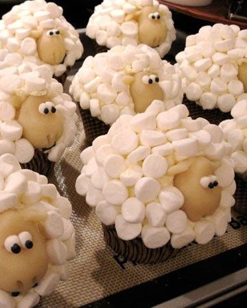 Lamb cupcakes