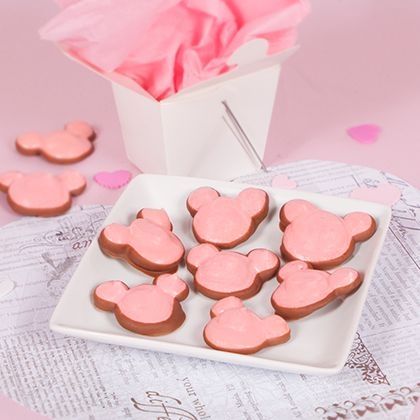 Valentine Mickey Meringue Cookies