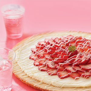 Be my valentine strawberry tart