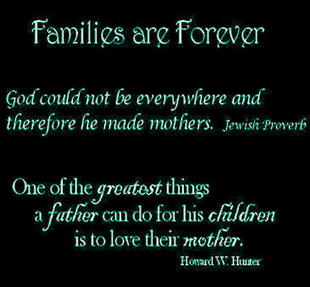 Families are forever Families are forever