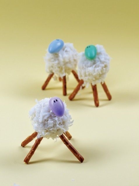 Little lamb cake balls Little lamb cake balls