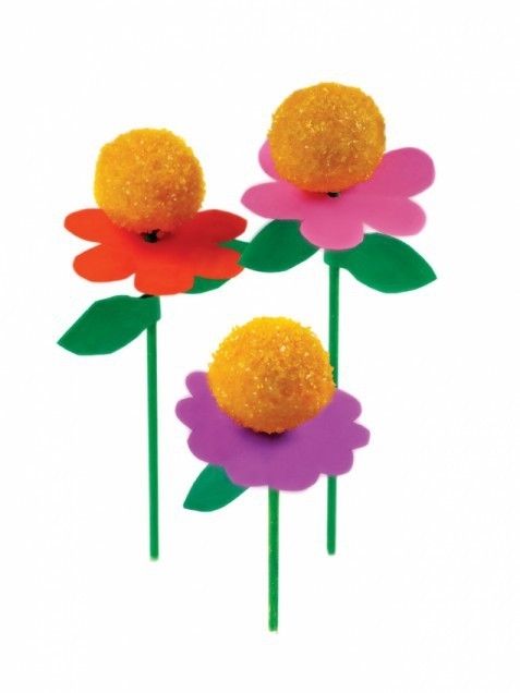 Flower cake pops Flower cake pops