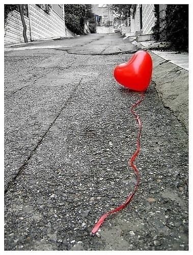 Lost heart balloon Lost heart balloon