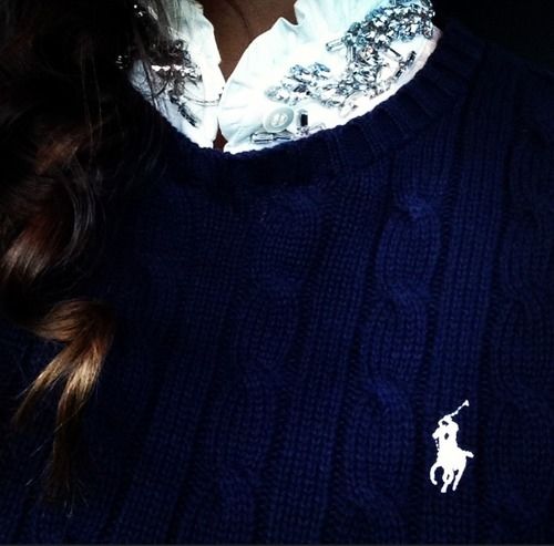 Preppy sweater
