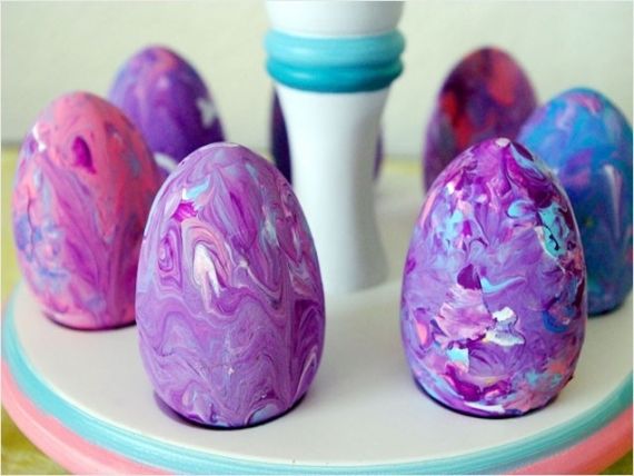 Marbled Easter Egg