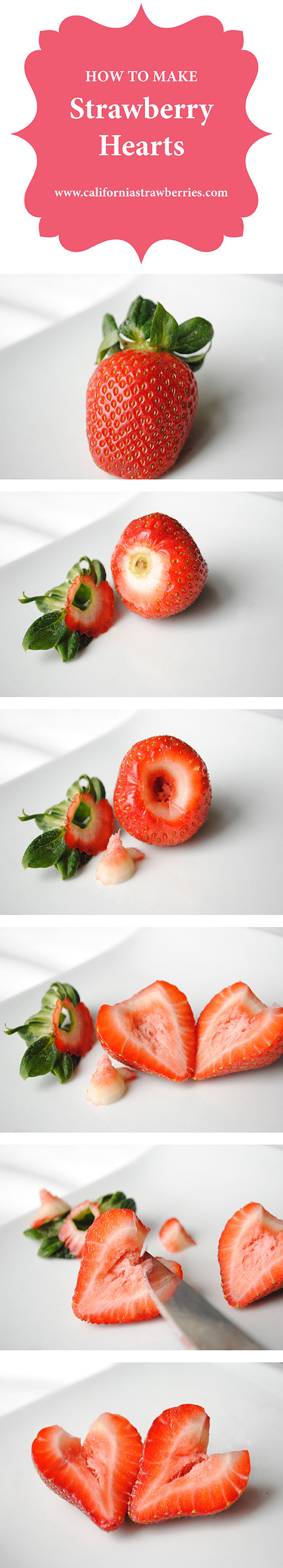DIY Strawberry Hearts