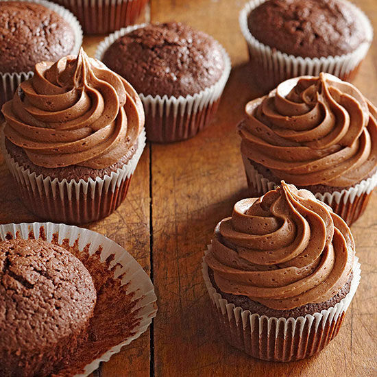Triple chocolate cupcakes Triple chocolate cupcakes