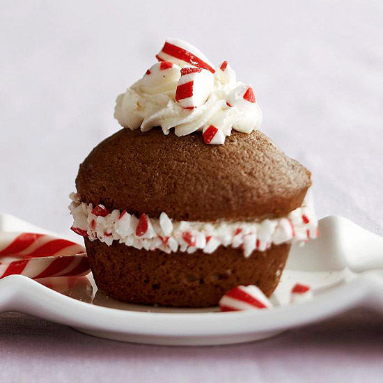 Chocolaty peppermint cupcakes