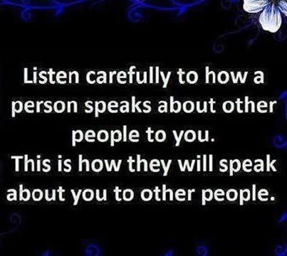 listen carefully