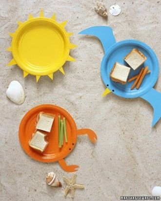 Wave ware picnic plates