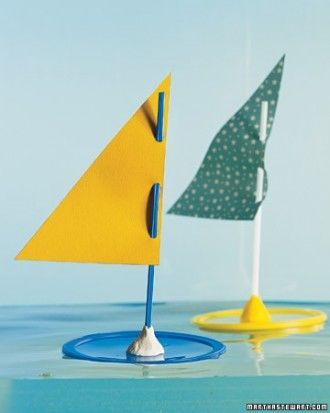 Spring sailboat