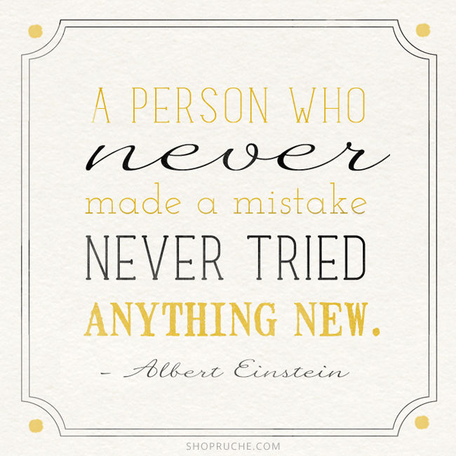 A person who never made a mistake A person who never made a mistake