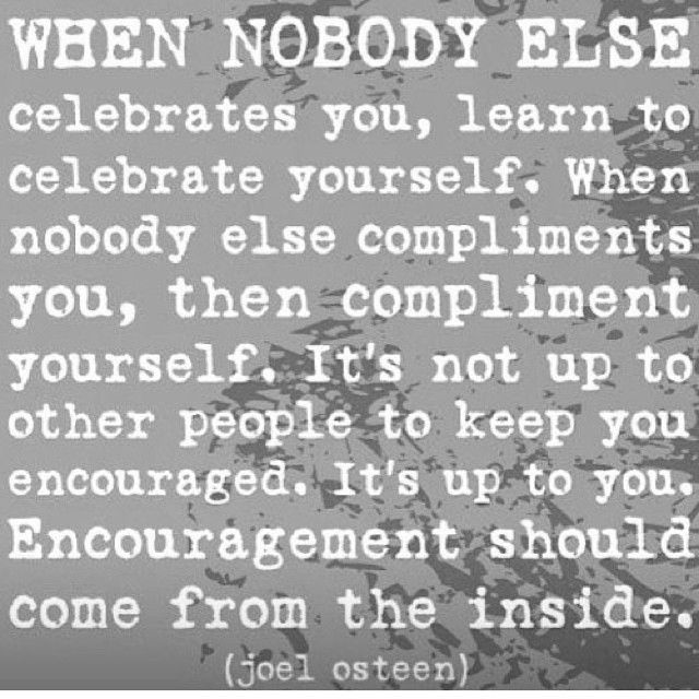 Learn to celebrate yourself