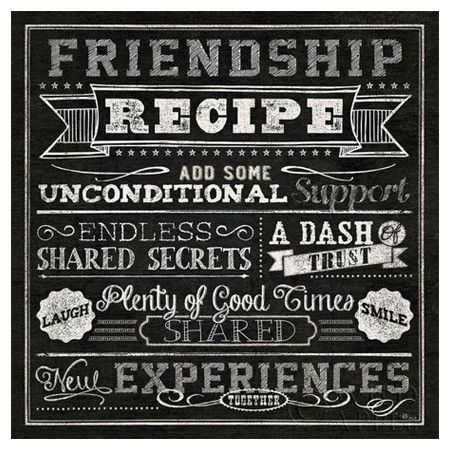 Friendship recipe Friendship recipe