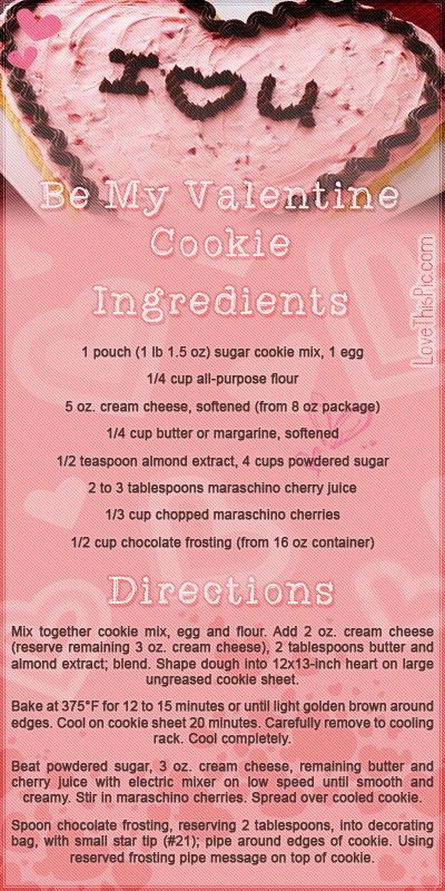 Be My Valentine Cookie