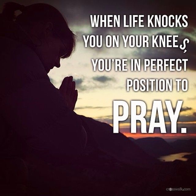 Perfect position to pray Perfect position to pray