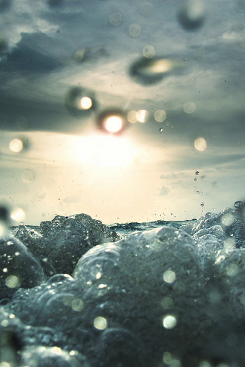 Foamy waves