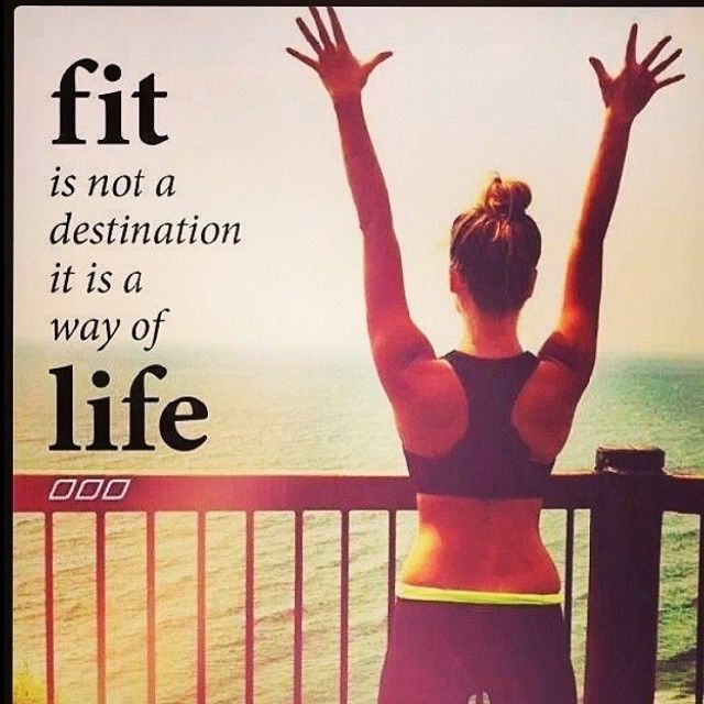 Fit is not a destination