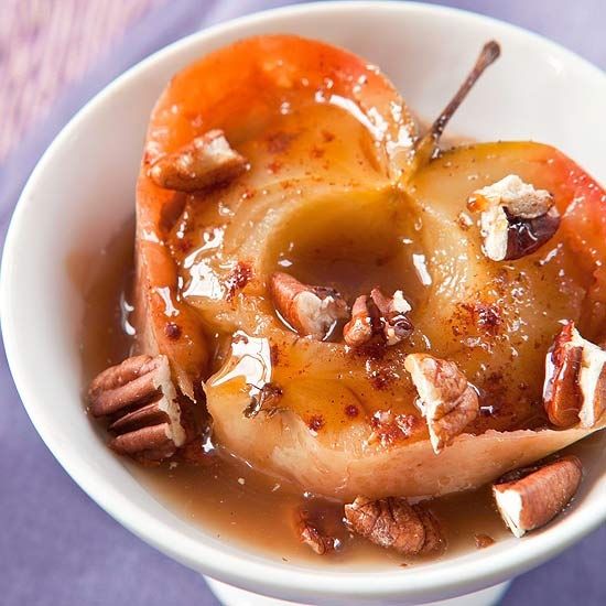 Spiced caramel apples