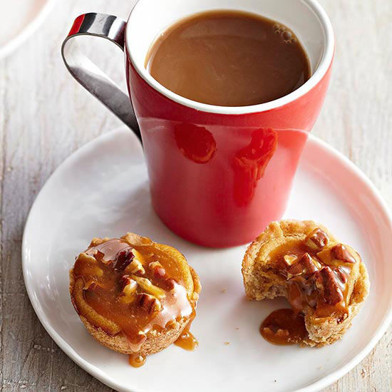 Caramel pecan pumpkin cheesecake bites Caramel pecan pumpkin cheesecake bites