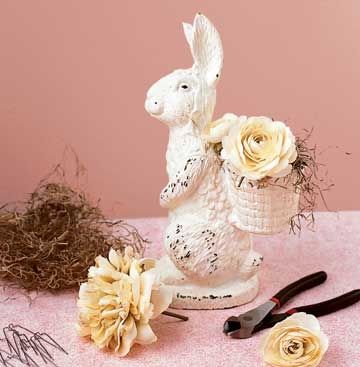 Bunny floral arrangement