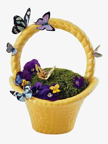 Paper butterfly basket Paper butterfly basket