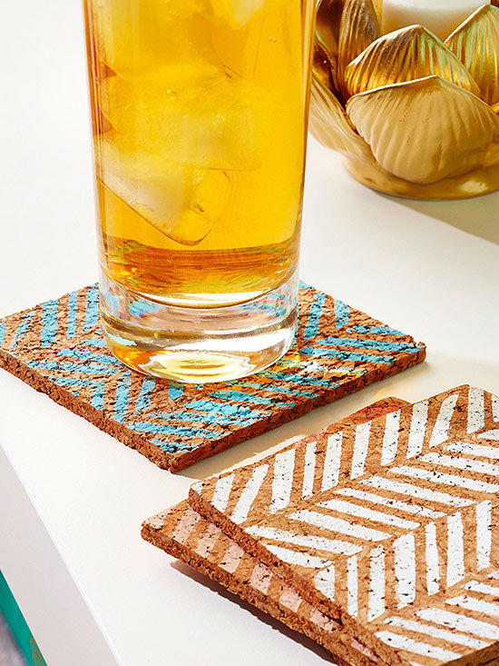 Cork coasters