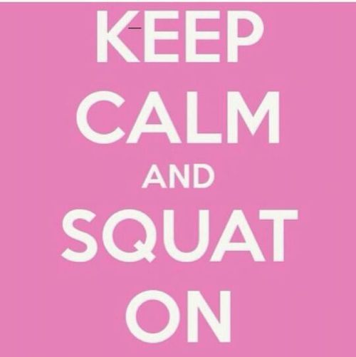 Keep calm and squat on Keep calm and squat on