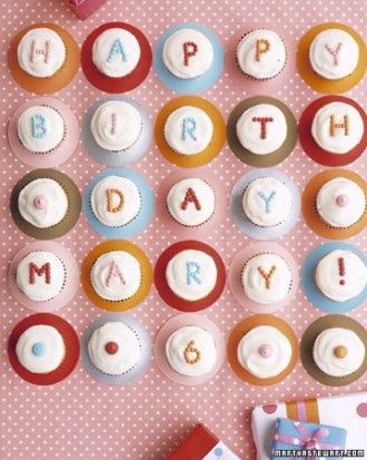 Polka dot cupcakes Polka dot cupcakes
