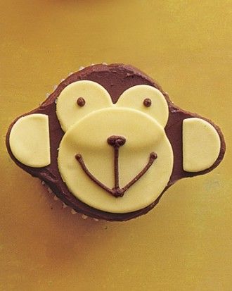 Monkey cupcake
