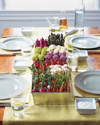 Crudite centerpiece