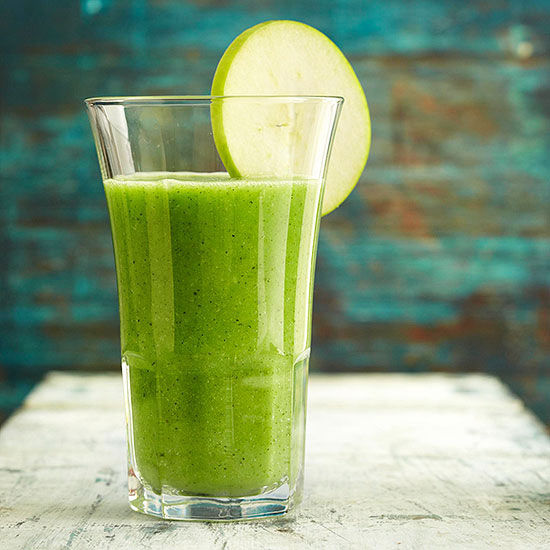 Creamy green smoothies