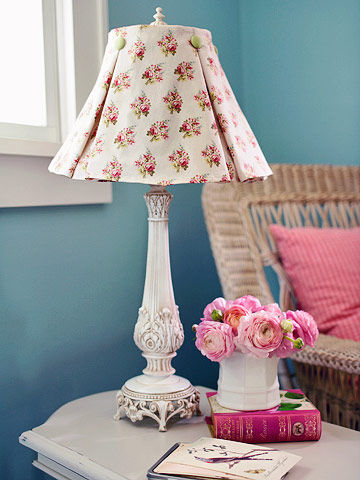 Restyled store bought lampshade Restyled store bought lampshade