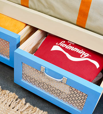 DIY underbed drawer