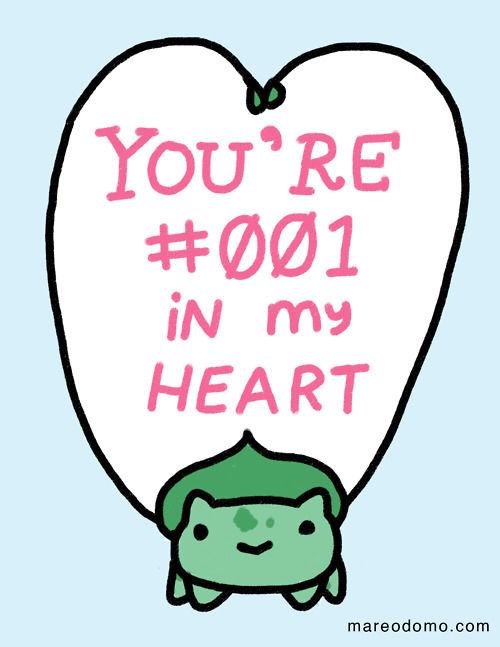 You are number 001 in my heart