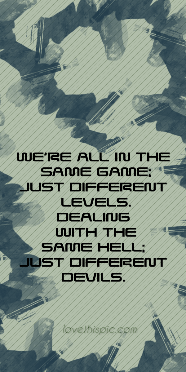 We are all We are all