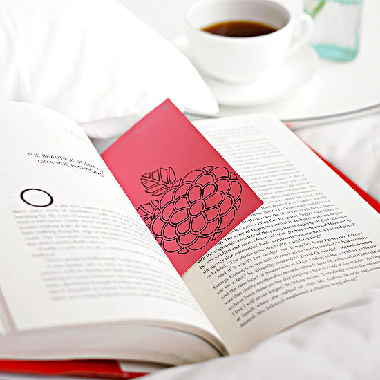 Paint chip bookmark Paint chip bookmark