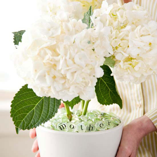 Simple mothers day flowerpot Simple mothers day flowerpot