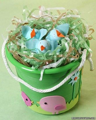 Homemade easter grass