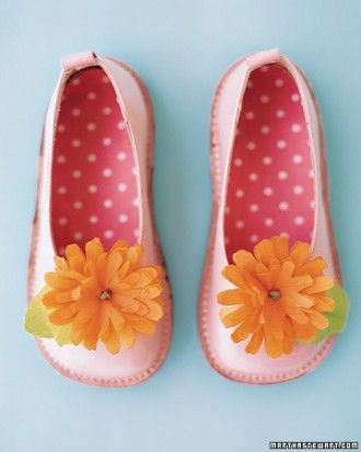 Flower shoes