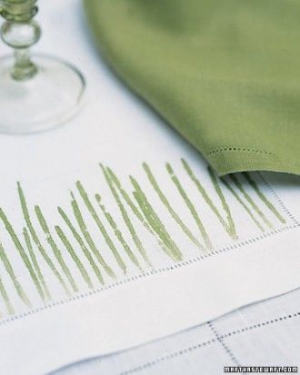 Pounded grass place mats Pounded grass place mats