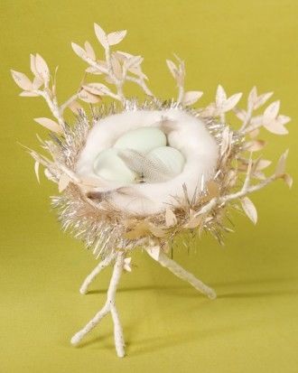 Eggs in a nest centerpiece Eggs in a nest centerpiece