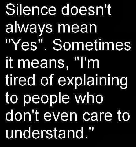 silence silence