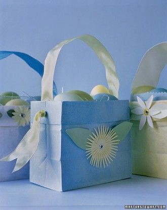 Paper easter baskets Paper easter baskets