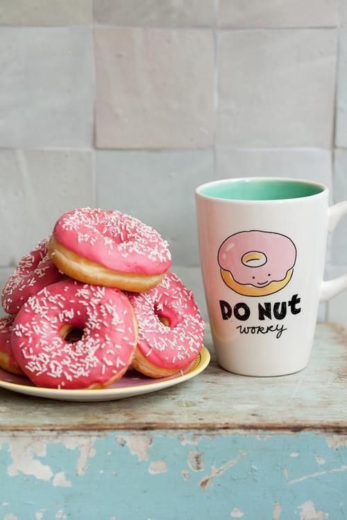 Pink sprinkle donuts