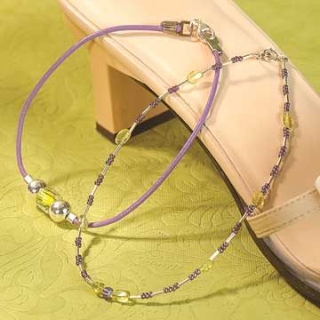 Beaded ankle bracelets Beaded ankle bracelets