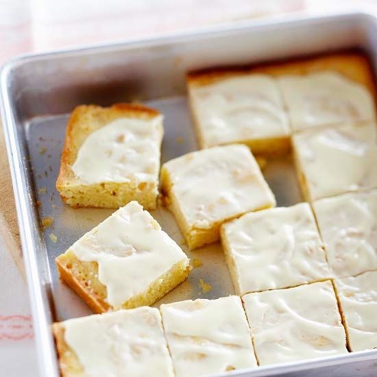 White chocolate brownies