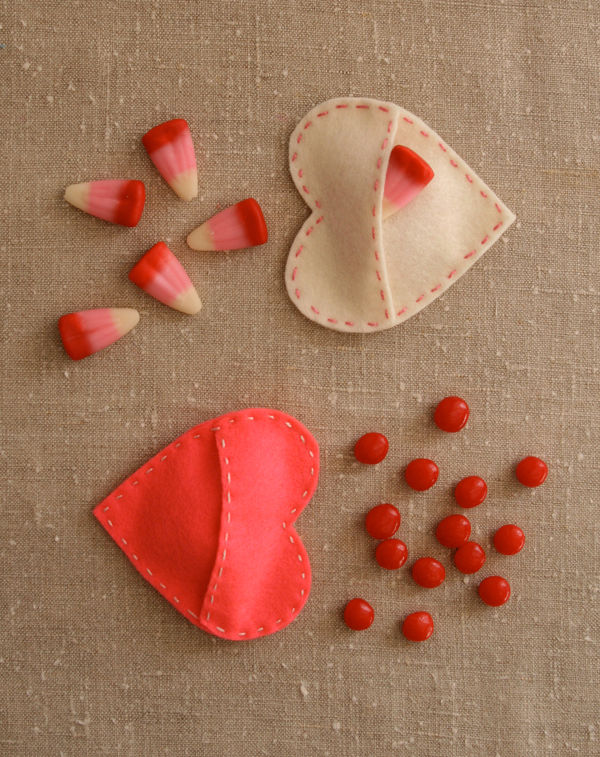 Felt Candy Hearts Felt Candy Hearts