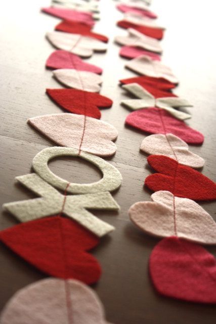 Valentine Day XO Garland Valentine Day XO Garland