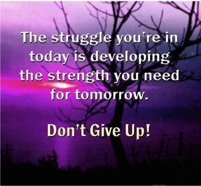 dont give up dont give up